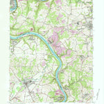 United States Geological Survey Carmichaels, PA (1964, 24000-Scale) digital map