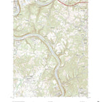 United States Geological Survey Carmichaels, PA (2023, 24000-Scale) digital map