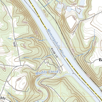 United States Geological Survey Carmichaels, PA (2023, 24000-Scale) digital map