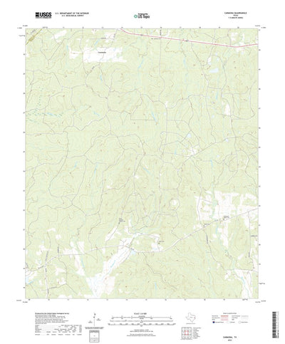 United States Geological Survey Carmona, TX (2022, 24000-Scale) digital map