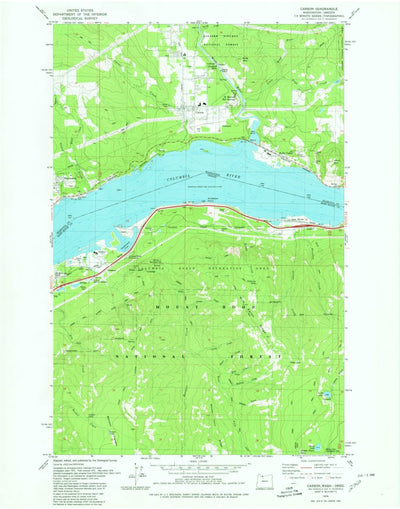 United States Geological Survey Carnation, WA (1979, 24000-Scale) digital map