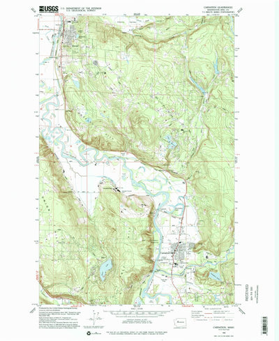 United States Geological Survey Carnation, WA (1993, 24000-Scale) digital map