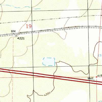 United States Geological Survey Carne, NM (1996, 24000-Scale) digital map