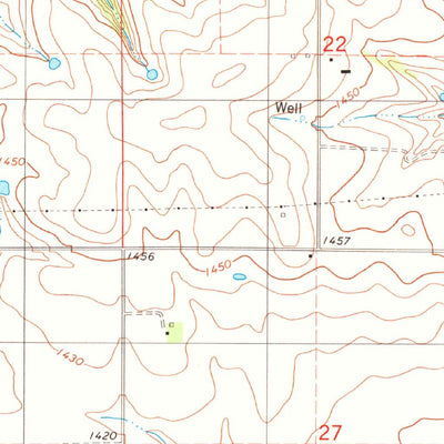 United States Geological Survey Carnegie, OK (1984, 24000-Scale) digital map