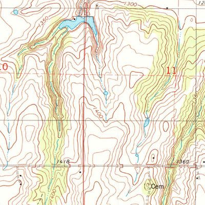 United States Geological Survey Carnegie, OK (1984, 24000-Scale) digital map