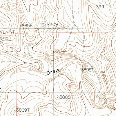 United States Geological Survey Carnero Peak, NM (1985, 24000-Scale) digital map