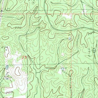 United States Geological Survey Carnes, MS (1983, 24000-Scale) digital map