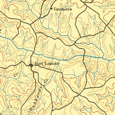 United States Geological Survey Carnesville, GA-SC (1891, 125000-Scale) digital map