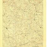 United States Geological Survey Carnesville, GA-SC (1891, 125000-Scale) digital map