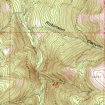 United States Geological Survey Carney Butte, OR (1995, 24000-Scale) digital map