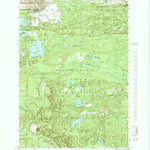 United States Geological Survey Carney Lake, MI (1986, 24000-Scale) digital map