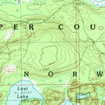 United States Geological Survey Carney Lake, MI (1986, 24000-Scale) digital map
