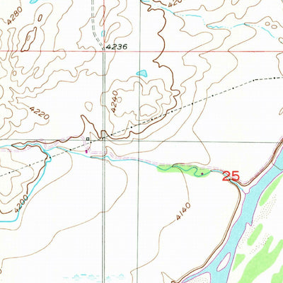United States Geological Survey Carney, MT (1951, 24000-Scale) digital map