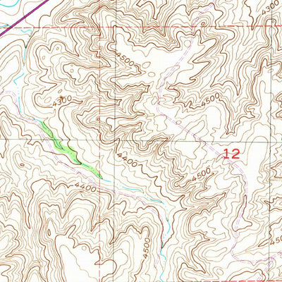 United States Geological Survey Carney, MT (1951, 24000-Scale) digital map