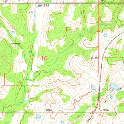 United States Geological Survey Carney, OK (1978, 24000-Scale) digital map