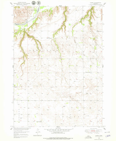United States Geological Survey Carns, NE (1949, 24000-Scale) digital map