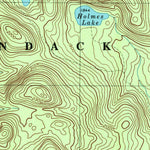 United States Geological Survey Caroga Lake, NY (1997, 24000-Scale) digital map