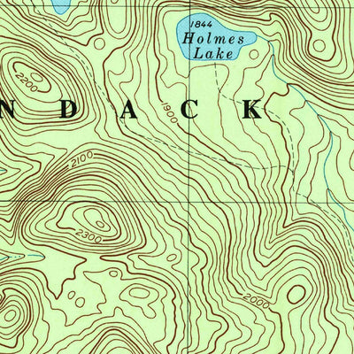 United States Geological Survey Caroga Lake, NY (1997, 24000-Scale) digital map