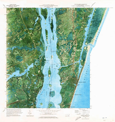 United States Geological Survey Carolina Beach, NC (1970, 24000-Scale) digital map