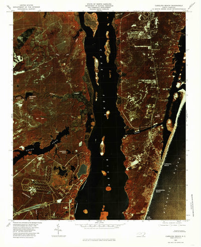United States Geological Survey Carolina Beach, NC (1980, 24000-Scale) digital map