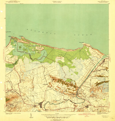 United States Geological Survey Carolina, PR (1940, 30000-Scale) digital map
