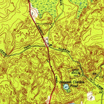 United States Geological Survey Carolina, RI (1953, 31680-Scale) digital map