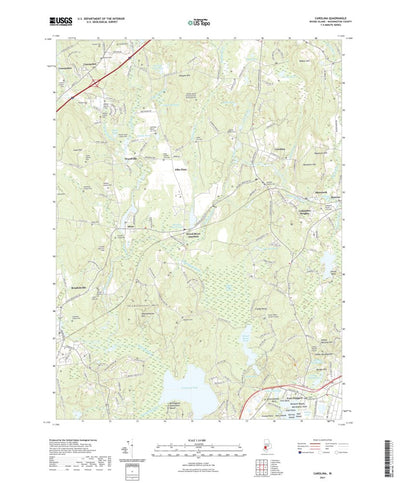 United States Geological Survey Carolina, RI (2021, 24000-Scale) digital map