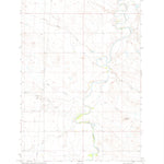 United States Geological Survey Caroline Butte, SD (1974, 24000-Scale) digital map