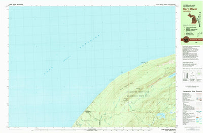 United States Geological Survey Carp River, MI (1980, 25000-Scale) digital map