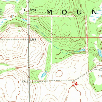 United States Geological Survey Carpenter Lake, ND (1968, 24000-Scale) digital map