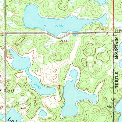 United States Geological Survey Carpenter Lake, ND (1968, 24000-Scale) digital map