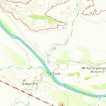 United States Geological Survey Carpenter Mesa SW, NM (1968, 24000-Scale) digital map