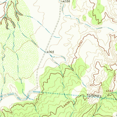 United States Geological Survey Carpenter Mesa SW, NM (1968, 24000-Scale) digital map
