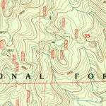 United States Geological Survey Carpenter Mountain, OR (1997, 24000-Scale) digital map