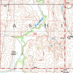 United States Geological Survey Carpenter, OK (1987, 24000-Scale) digital map