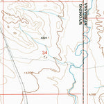United States Geological Survey Carpenter Ranch, NE-WY (1990, 24000-Scale) digital map