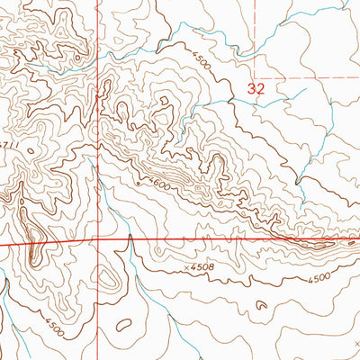 United States Geological Survey Carpenter Ranch, NE-WY (1990, 24000-Scale) digital map