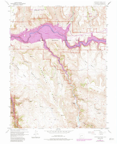 United States Geological Survey Carpenter Ridge, CO (1954, 24000-Scale) digital map