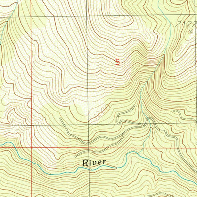 United States Geological Survey Carpenterville, OR (1986, 24000-Scale) digital map