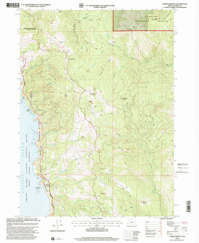 United States Geological Survey Carpenterville, OR (1998, 24000-Scale) digital map