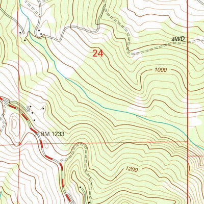 United States Geological Survey Carpenterville, OR (1998, 24000-Scale) digital map