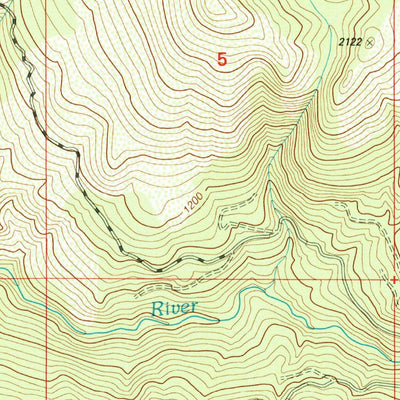 United States Geological Survey Carpenterville, OR (1998, 24000-Scale) digital map