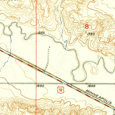 United States Geological Survey Carpio, ND (1949, 24000-Scale) digital map