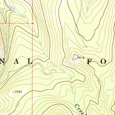 United States Geological Survey Carpp Ridge, MT (1971, 24000-Scale) digital map