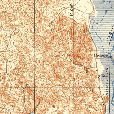 United States Geological Survey Carquinez Strait, CA (1901, 62500-Scale) digital map