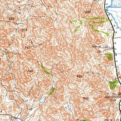 United States Geological Survey Carquinez Strait, CA (1940, 62500-Scale) digital map