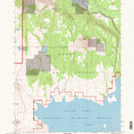 United States Geological Survey Carr Butte, CA-OR (1993, 24000-Scale) digital map