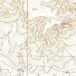 United States Geological Survey Carr East, CO-WY (1972, 24000-Scale) digital map