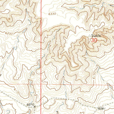 United States Geological Survey Carr East, CO-WY (1972, 24000-Scale) digital map