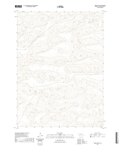 United States Geological Survey Carr Lake NE, NE (2021, 24000-Scale) digital map